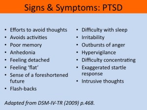 signs and symptoms ptsd - by Gajah (Wikimedia Commons - CreativeCommons)