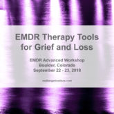 EMDR Therapy Tools for Grief and Loss - EMDR Advanced Workshop in Boulder, Colorado - September 2018