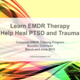 EMDR Training in Boulder, Colorado - March and June 2019