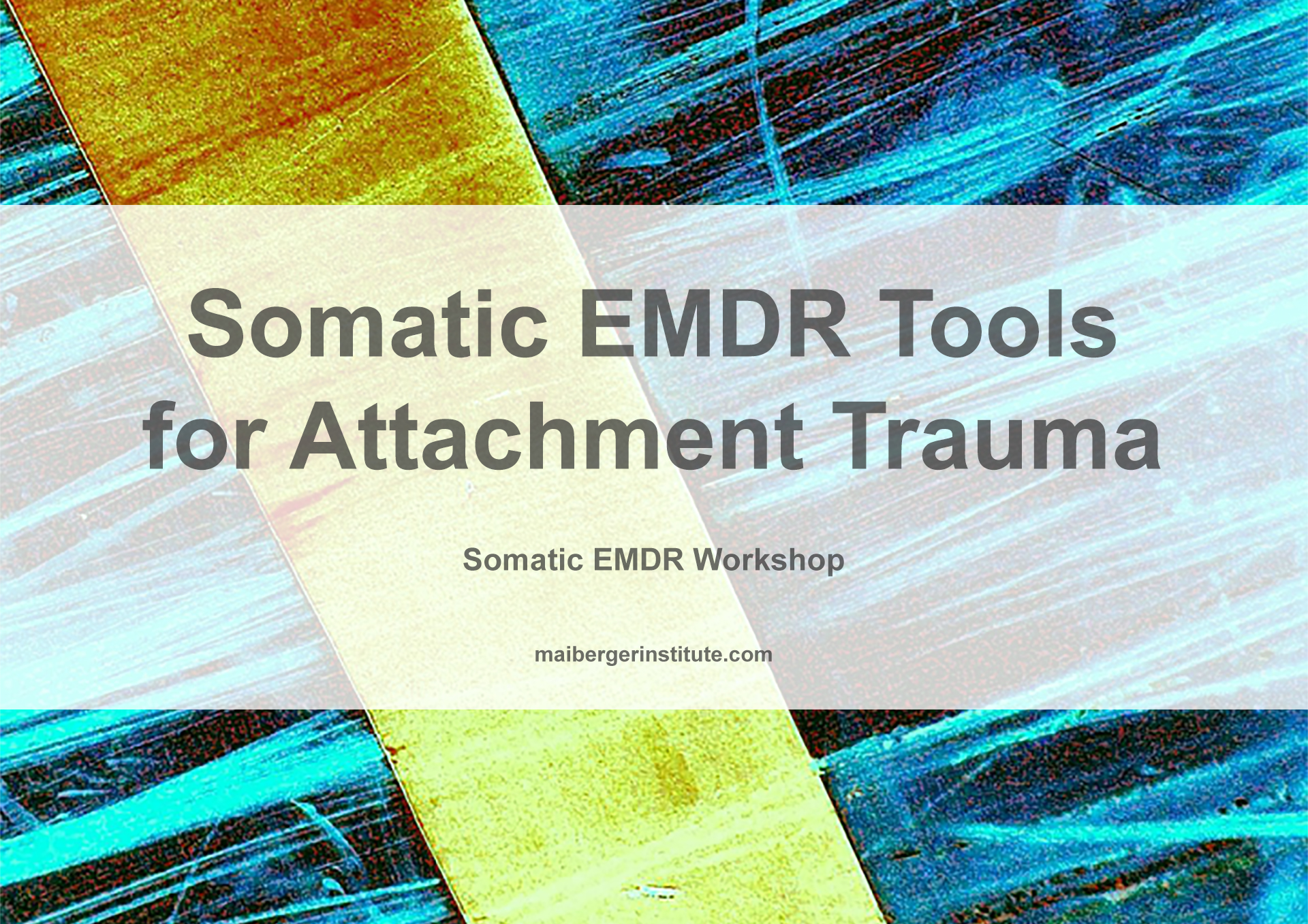 Somatic EMDR Workshops - Somatic EMDR Tools for Attachment Trauma