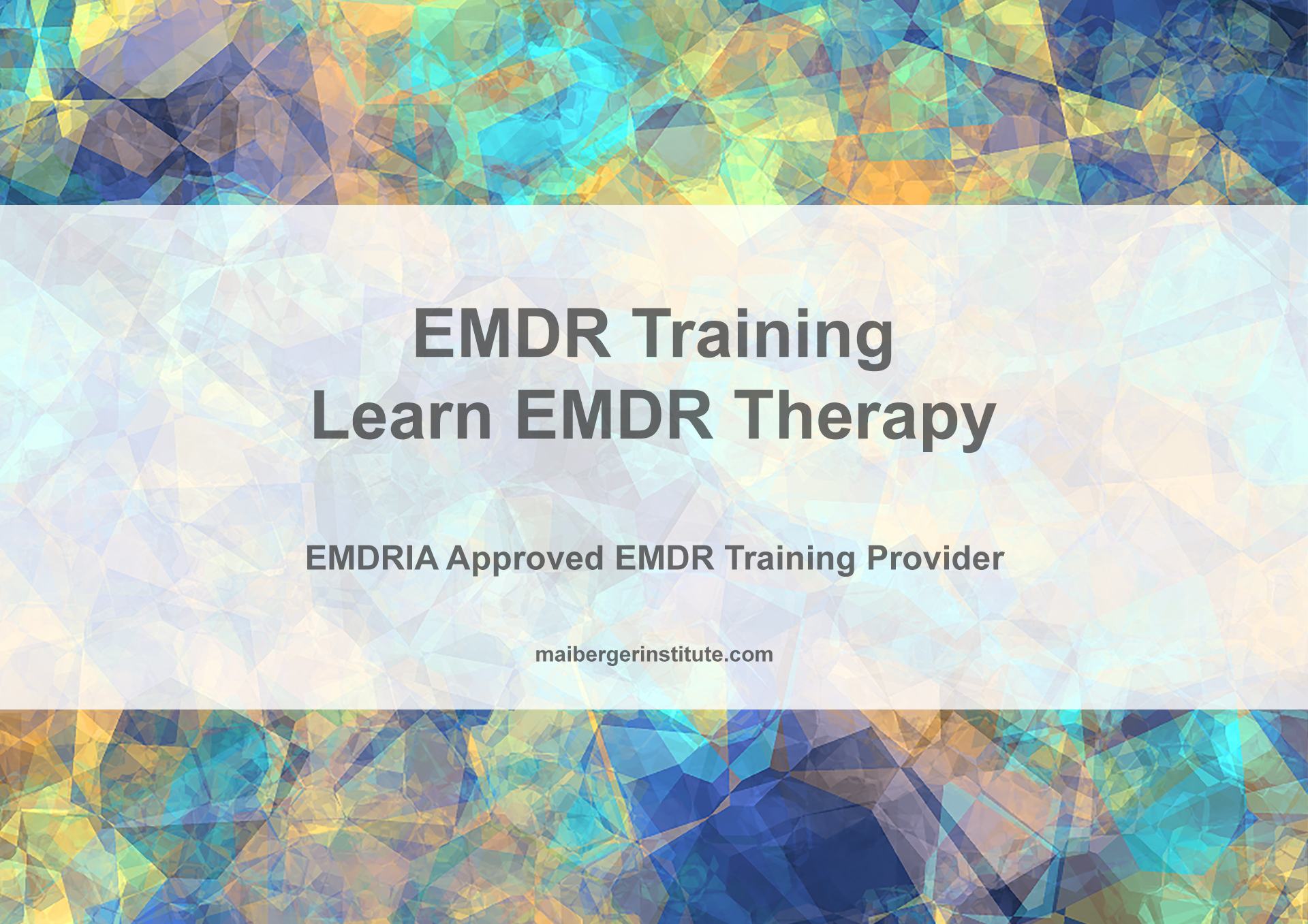 EMDR Training Learn EMDR Therapy to Help Heal PTSD and Trauma