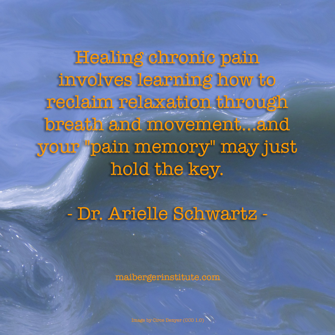 Healing chronic pain involves learning how to reclaim relaxation through breath and movement…and your "pain memory" may just hold the key. ~ Dr. Arielle Schwartz ~ "Ocean Movement Abstract" ~ by Circe Denyer (CC0 1.0)