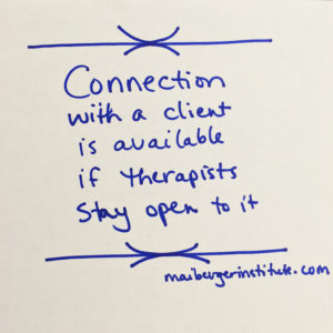 Connection with a client is available if therapists stay open to it. - Remote EMDR Therapy - Maiberger Institute