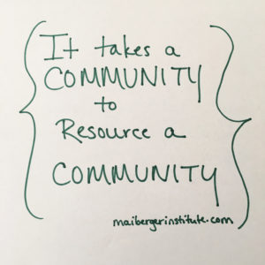it takes a community to resource a community - Remote EMDR Thera