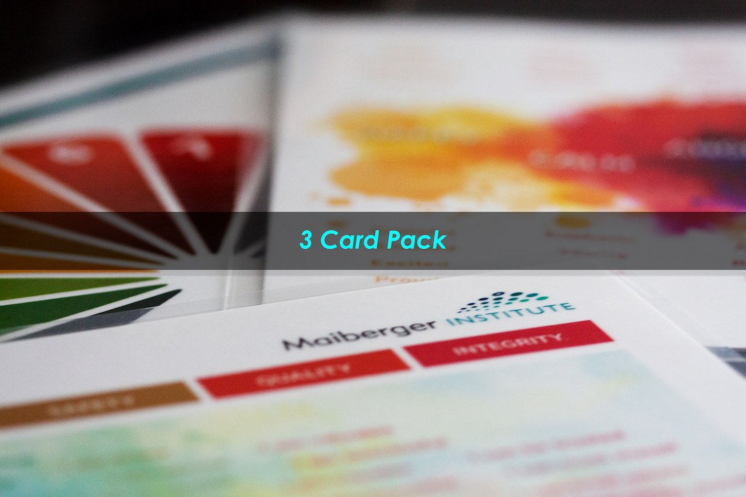 3 Card Pack - Copyright 2020 Maiberger Institute
